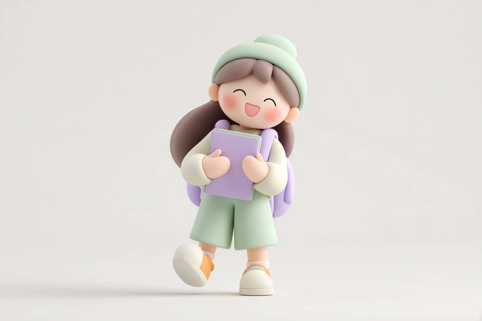 可爱3D渲染提示词分享