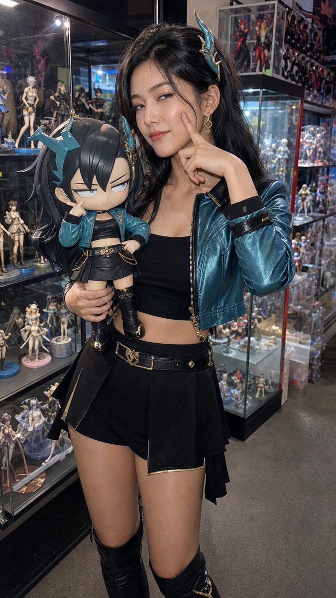 手办拟人 cosplay 生成专属 meme 图