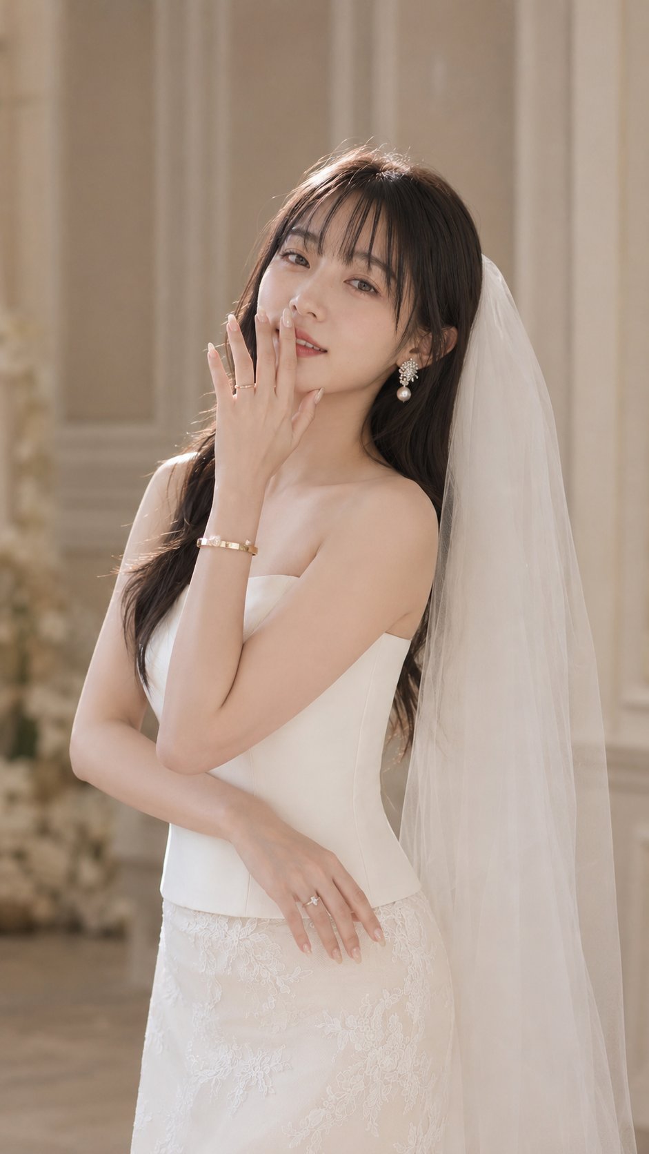 GPT Image 2 典雅欧式婚纱超写实人像提示词