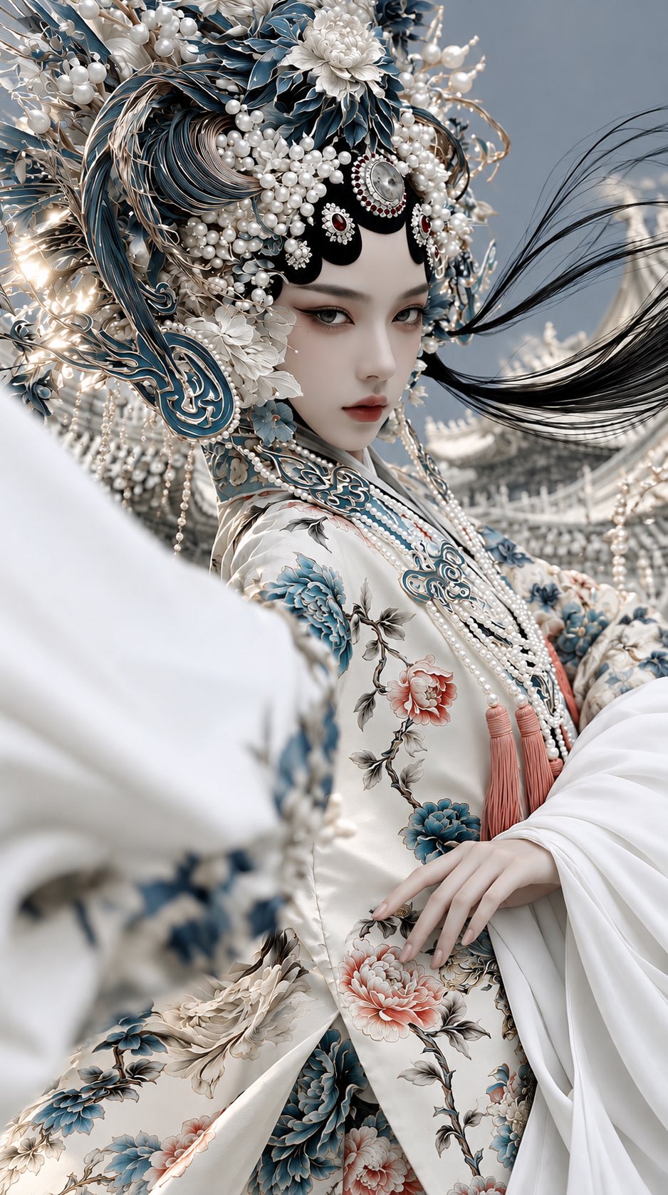 挑战 ChatGPT 生成类 Midjourney 风格的中式戏曲神女人像提示词